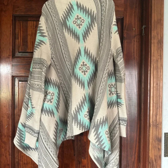 Dreamers Aztec cardigan/sweater size S - Picture 7 of 9